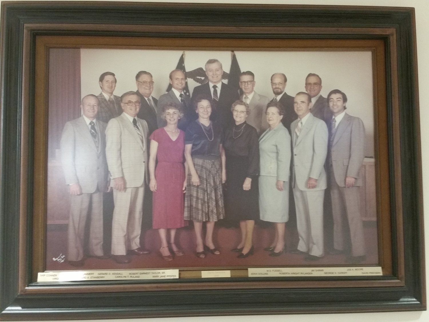 Stanberry served on the Katy Home Rule Charter Committee in 1979 and was a founding member of the local VFW post. This photo hangs in Katy City Hall to this day.